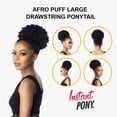 thumbnail image 5 of Ebo Instant Pony Synthetic Heat Resistant Draw String Ponytail Afro Puff Large ( 2 Dark Brown ), 5 of 6