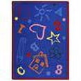 thumbnail image 2 of Playful Patterns - Children's Area Rugs Kid's Art, 7'8" x 10'9", Rainbow, 2 of 2