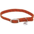 thumbnail image 2 of Elasta Cat Reflective Safety Stretch Collar with Reflective Charm Orange, 3/8 In X 10 in, 2 of 2