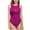 Hot Pink, variant on Zuesphe Womens Swimsuits Plus Size Tankini Bathing Suit for Women Two Piece Womens Swimwear Tummy Control 2 Piece Sexy Beachwear Women Scoop Neck Racerback