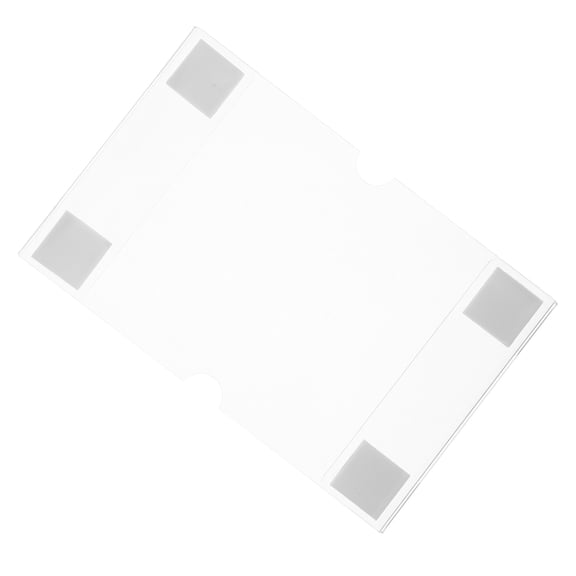 SWETRACE Transparent Acrylic Sign Holder Wall Mounted for Home Office and Store Use