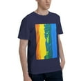 thumbnail image 2 of Bingfone Rainbow Colored Men'S Loose Fit Short-Sleeve Pocket T-Shirt, 2 of 7