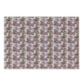 thumbnail image 1 of Pink Floral Cutting Board, Blooming Flowers on Abstract Geometric Shapes, Decorative Tempered Glass Cutting and Serving Board, in 3 Sizes, by Ambesonne, 1 of 2