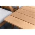thumbnail image 4 of Berry 9Pc Outdoor Patio FSC Wood Dining Set With Cushions, 4 of 12