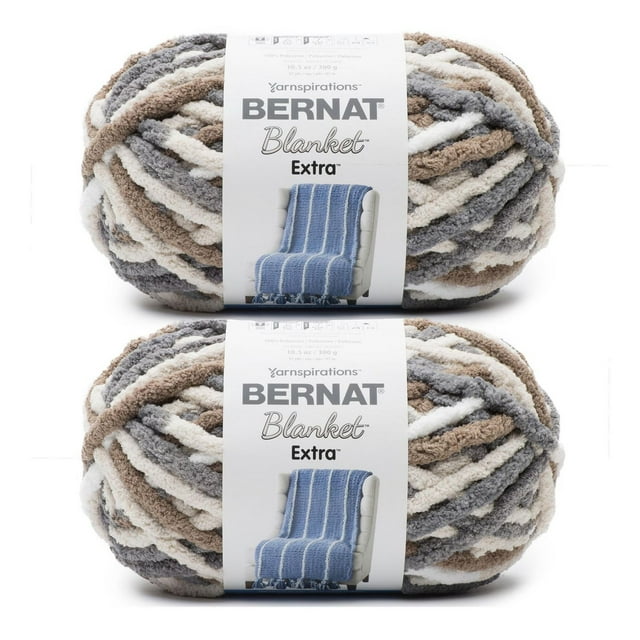 Bernat® Blanket Extra™ Yarn (2 Pack), Polyester #7 Jumbo, 10.5oz/300g, 97 Yards