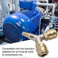 thumbnail image 4 of Compressed Air Distributor,Connector,Switch,Two 1/4 Inch Threaded Connectors,Rust Proof Brass, 4 of 5