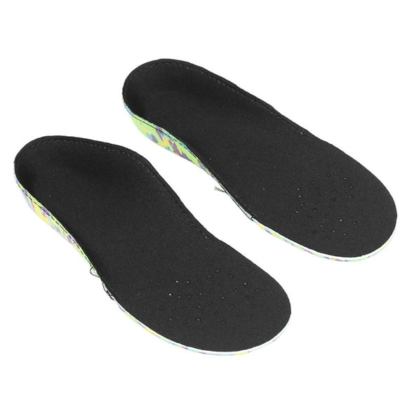 2pcs Plantar Fasciitis Feet, Insoles Arch Supports Orthotics Inserts Relieve Flat Feet High Arch Foot Pain For Children Black