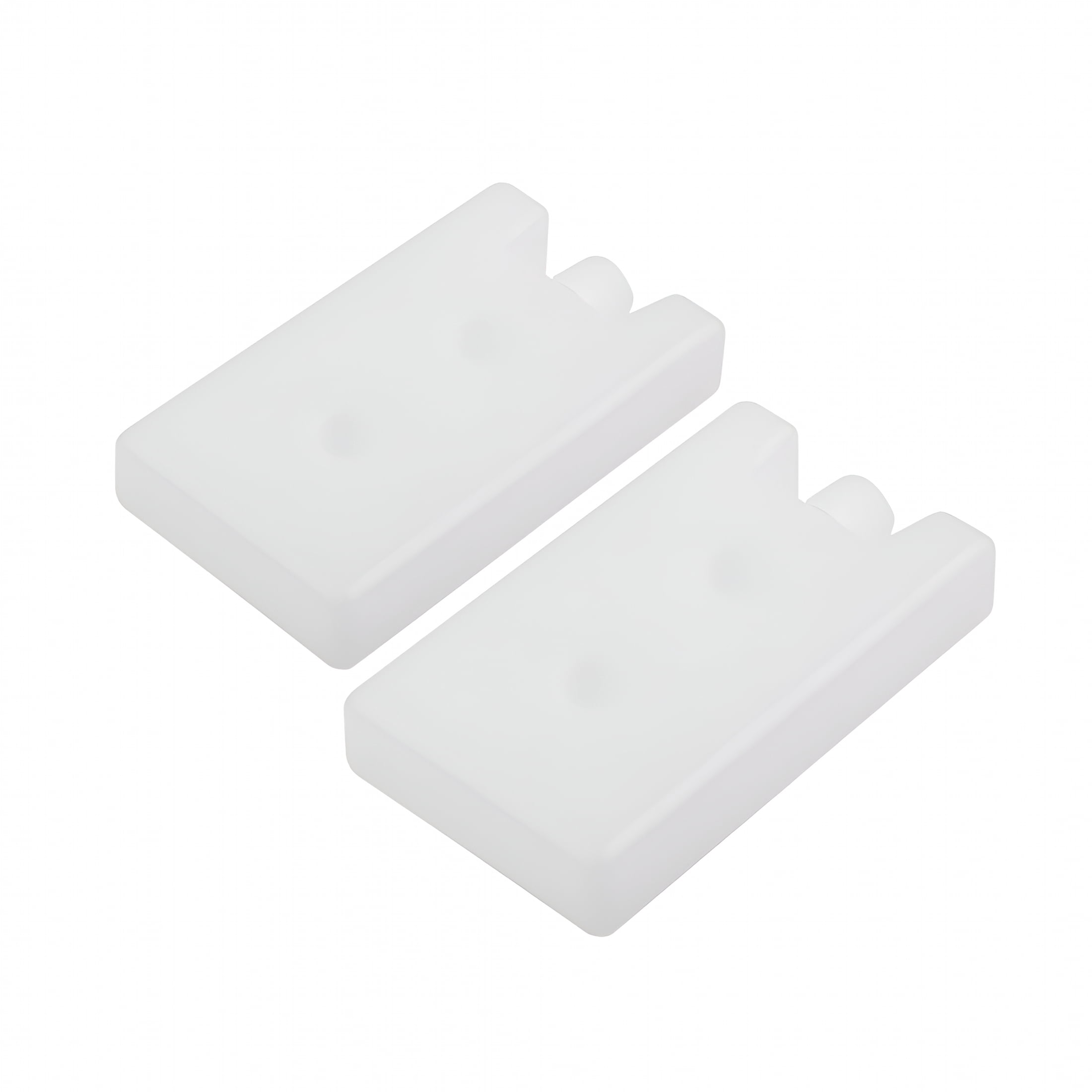 ACDANC 2026 New 2Pcs Empty Ice Pack 400Ml Long-Lasting Reusable Ice Block Lunch Box Cool Packs for Lunch, Picnic, Travel, Cooler, Beverage