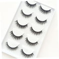 thumbnail image 4 of Houderco 10 Pares De Pestañas Falsas Negras Simples Y Naturales Para Uso Personal Y, 4 of 6