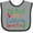 Heather and Black, variant on Inktastic My Aunt in California Loves Me Boys or Girls Baby Bib