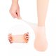 thumbnail image 4 of Guardurnaity Herramienta exfoliante para el cuidado de los pies, calcetines de silicona para pedicura y Spa, calcetines hidratantes, calcetines Protección de la piel rosa 1 par, 4 of 6