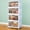 Grey, variant on 4 Tier Storage Bins with Lids, 23QT Stackable Closet Organizers and Storage with Wheels, Collapsible Storage Boxes, Foldable Plastic Storage Containers for Home,Office, Dorm Room-White