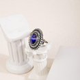 thumbnail image 6 of Bohemian Big Round Crystal Statement Ring for Women, 6 of 12