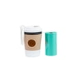 thumbnail image 1 of One Paw, Coffee Cup & Matcha Cup Poop Bag Holders for Dogs, Brown, 1 of 5