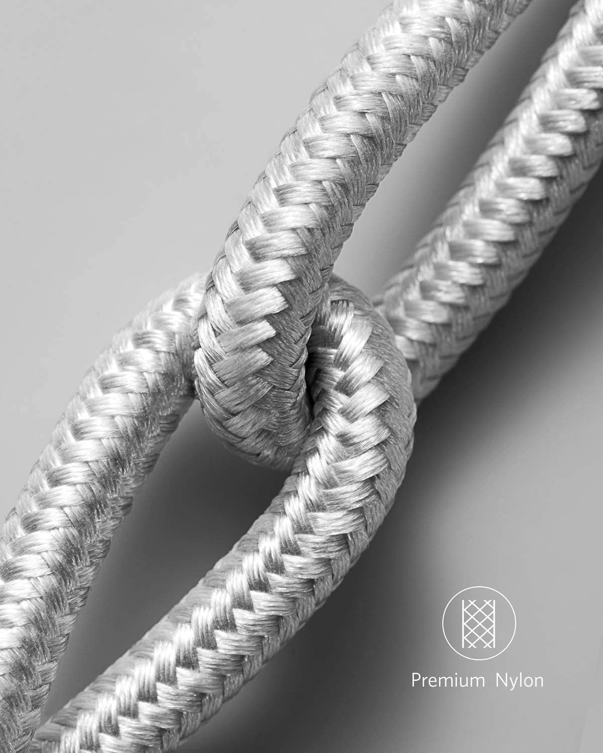 Anker Premium Nylon 6ft Silver Durable Lightning Cable (2 Pack)