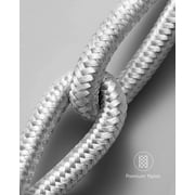 Anker Premium Nylon 6ft Silver Durable Lightning Cable (2 Pack)