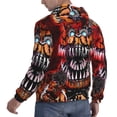 thumbnail image 4 of Lsque Five Nights At Freddy'S Pattern Casual Men's Hoodie,Hooded Sweatshirt with Kangaroo Pocket,Pullover Hoodie-Medium, 4 of 8