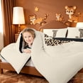 thumbnail image 3 of meiyoeat personalized Leopard Print Initial Art Twin Comforter Sets,Cheetah Bow Monogram J Bedding Set,Black Reversible,2-Piece,1 Comforter and 1 Pillowcase, 3 of 7