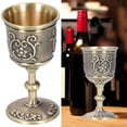 thumbnail image 4 of Bronze Wine Cup Vintage Goblet, Embossed European Royal Chalice Whiskey, Drink Party Supplies, Graduation Anniversary Christmas Collecting Ornaments[large size], 4 of 9