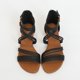 thumbnail image 4 of Sandalias con tiras cruzadas para mujer Sandalias de playa de verano Sandalias de vestir para fiestas y vacaciones, 4 of 7