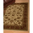 United Weavers Affinity Area Rug 75000815 Reza Ivory Bordered Scrolls