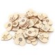 thumbnail image 2 of 200Pcs Wood Blocks DIY Wooden Buttons Natural Wood Material HeartShaped Wood Chips for Decoration, 2 of 3