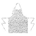 thumbnail image 2 of Black and White Halloween Ghosts Apron-Garden Aprons for Women with Pockets-Cotton Linen Waterproof Kitchen Cooking Gardening Aprons Adjustable for Kitchen,Cooking,BBQ and Salon 32"x27", 2 of 7