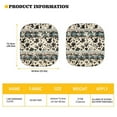 thumbnail image 5 of Yuyamidu Aztec Car Sun Shade for SUV Truck Van 2 Piece Cow Print Car Windshield Shades Universal Car Windshield Visor Sun Shade Fashion Sunshades for Car Windows, 5 of 5