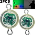 thumbnail image 5 of Lámpara LED Cgtredaw para Atraer Peces Mini para Pesca Plástico Verde 2 Uds, 5 of 5