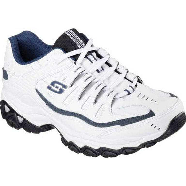 Skechers Men s After Burn Memory Fit Reprint Training Shoe Wide Width Available Walmart