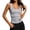 Tank tops for women Light Gray, variant on FASHOFT Summer Tank Tops For Women Trendy Street Style Eyelet Detail Slim Tank Top Unique Cutting Fitted Sleeveless Summer Wear Womens Sleeveless Shirts Beige L