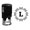 Black, variant on Printtoo Octagon Celtic Swirl Frame L Alphabet Monogram Initial Self Inking Rubber Stamp R-40 Office Stationary-Black