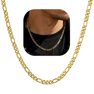 Men's 90's Hip Hop Rapper Style Gold Plated Brass 10mm 22