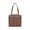 Brown, variant on Clarida Women's Leather Multi-Compartment Handbag & Shoulder Bag with Shoulder Strap-size (L x W x H - 13"L x 11"H x 2"W)