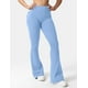 thumbnail image 3 of Leggins YEOREO Brittany Flare con bolsillos para mujer, color azul claro, talla XS, 3 of 5