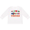 thumbnail image 3 of Inktastic I Love Trucks Boys or Girls Long Sleeve Toddler T-Shirt, 3 of 5