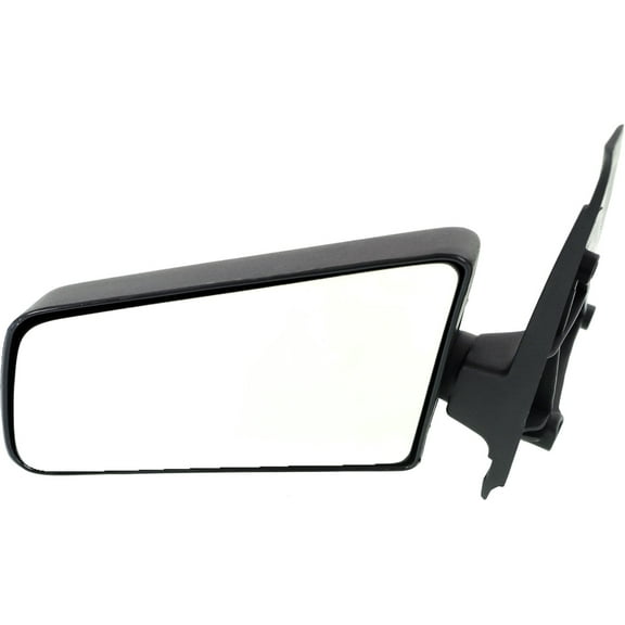 Mirror Compatible With 1982-1993 Chevrolet S10 1991-1993 GMC Sonoma Left Driver Side Textured Black Kool-Vue