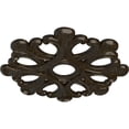 thumbnail image 3 of Ekena Millwork 20 7/8"OD x 3 5/8"ID x 1"P Angel Ceiling Medallion (Fits Canopies up to 4 3/8"), Hand-Painted Stone Hearth Crackle, 3 of 7