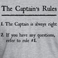 thumbnail image 3 of CafePress - Captain's Rules Fitted T Shirt - Fitted T-Shirt, Vintage Fit Soft Cotton Tee, 3 of 4