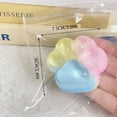 thumbnail image 3 of Rainbow Paw Keychain, Fidget Toy, Three-Color Soft TPR Stress Reliever Accessory, Durable and Comfortable Decorative Paw Charm for Kids and Adults Gift, 3 of 8