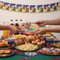 thumbnail image 2 of Jestar 2026 World Soccer Cup Party Supplies 66Pcs, Serve 10 Guests with Full Set, Banner, Tablecloth, 9” & 7” Plates, Cups, Napkins for Soccer Birthday Decorations, 2 of 7