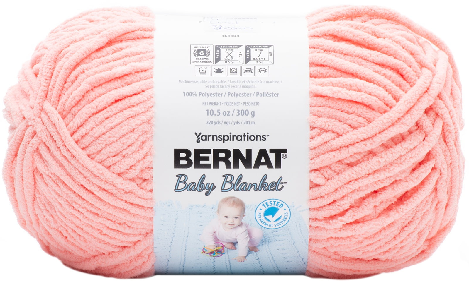 Bernat Baby Sport Big Ball Yarn - Solids-Baby Pink, 1 count - Pay Less  Super Markets