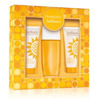 Sunflower By Elizabeth Arden Perfume Gift Set for Women - Edt Spray 3.3 Oz+Body Lotion 3.3 Oz+Body Cream/Cleanser 3.3