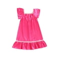 thumbnail image 1 of Xingqing Robe de Nuit Sans Manches en Satin de Soie pour Bébé Fille, 1 of 7
