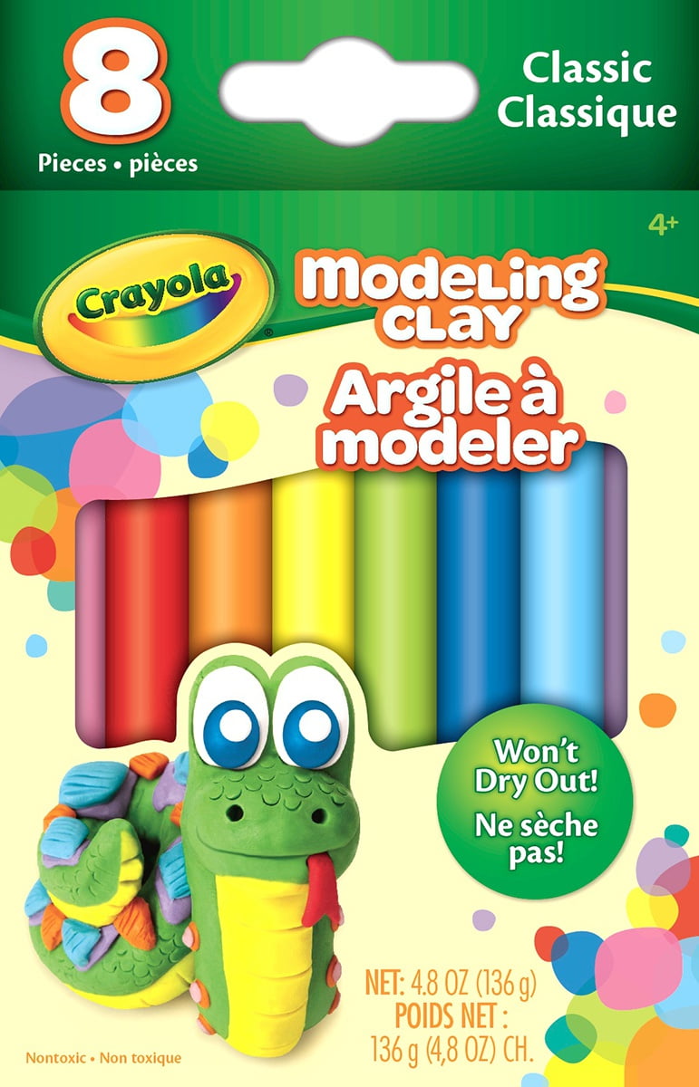 Crayola Modeling Clay .6oz 8 Count, Multipack Of 12-