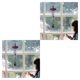 thumbnail image 1 of Advancent Campanas de viento conmemorativas para exteriores, mano de obra artística de estilo único, decoración del hogar, campanas de viento GMT11PP 2Conjunto, 1 of 6