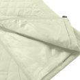 thumbnail image 3 of Bienzoe Gilet Matelassé Léger pour Femme, Doudoune Rembourrée, Mode, Fermeture Éclair, Veste Décontractée, Blanc Cassé, L, 3 of 5