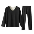 thumbnail image 2 of Gyexs Long Johns for Women Thermal - Long Johns for Men Thermal Top, Lined Sweaters Tops Plus Size Clothes, Black, Size XXL, 2 of 3