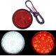 thumbnail image 2 of Pack Trailer Tail Lights, Round Led Rear Brake Lights For Car, Motorcycle, Truck (red And White), 2 of 5