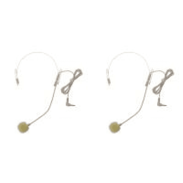 Micrófono Color piel Auriculares Invisibles para escenario Altavoces Amplificador TV